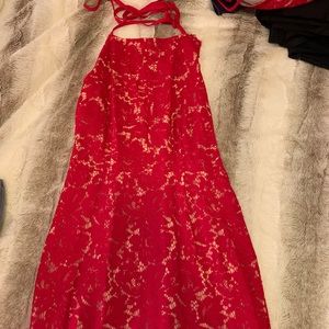 ✨Tobi Red Lace Dress✨